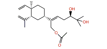 Loba-8,10,13(15)-triene-14,17,18-triol 14-acetate